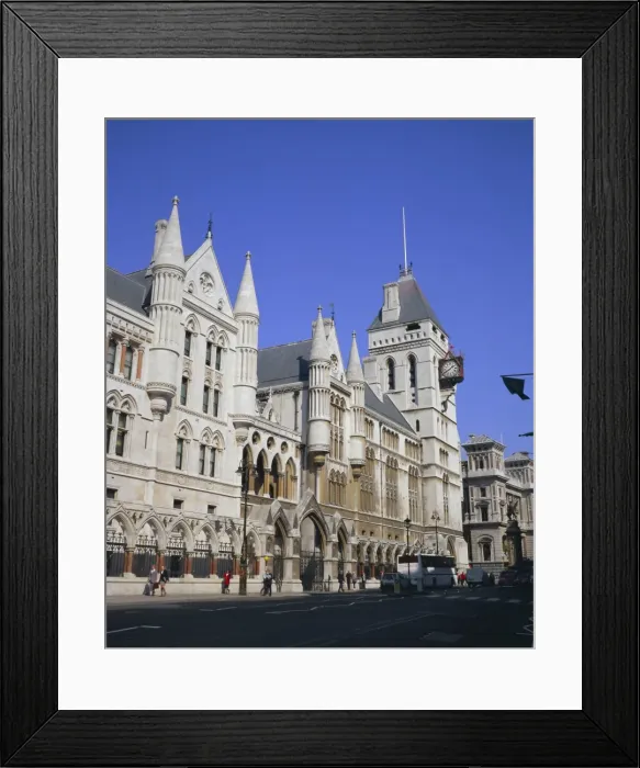Framed Print : Law Courts (Royal Courts of Justice), Fleet Street, London, England, UK, Europe Framed Print : Law Courts (Royal Courts of Justice), Fleet Street, London, England, UK, Europe