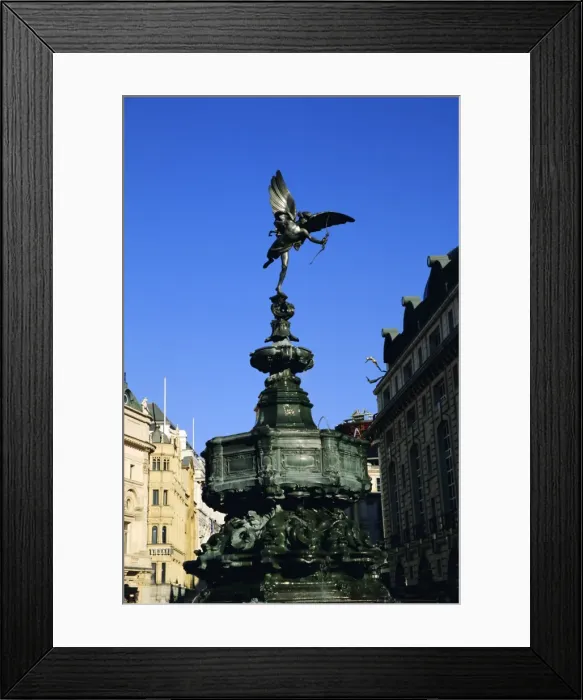 Framed Print : Statue of Eros, Piccadilly Circus, London, England, UK Framed Print : Statue of Eros, Piccadilly Circus, London, England, UK