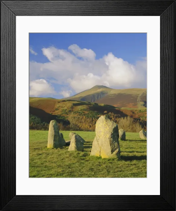 Framed Print : The prehistoric Castlerigg Stone Circle, Lake District, Cumbria, England, UK Framed Print : The prehistoric Castlerigg Stone Circle, Lake District, Cumbria, England, UK