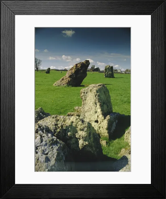Framed Print : Prehistoric stone circle, Stanton Drew Stones, Somerset, England, UK