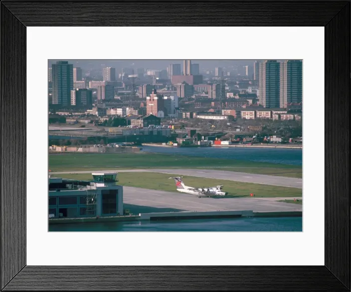 Framed Print : London City Airport, Docklands, London, England, United Kingdom, Europe Framed Print : London City Airport, Docklands, London, England, United Kingdom, Europe