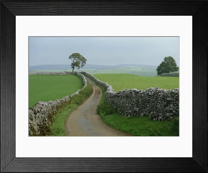 Framed Print : Rural landscape and road, Yorkshire, England, United Kingdom, Europe Framed Print : Rural landscape and road, Yorkshire, England, United Kingdom, Europe