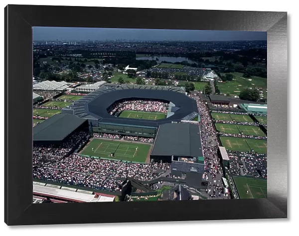 Aerial view of Wimbledon, England, United Kingdom, Europe