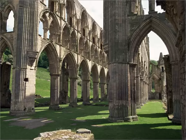 Rievaulx Abbey, Yorkshire, England, United Kingdom, Europe