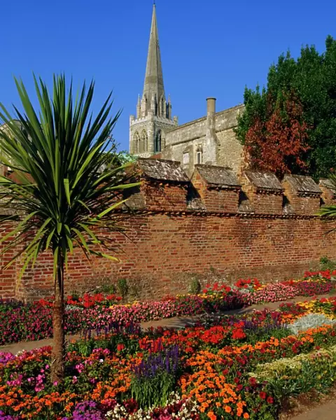 Chichester Cathedral and gardens, Chichester, West Sussex, England, UK, Europe