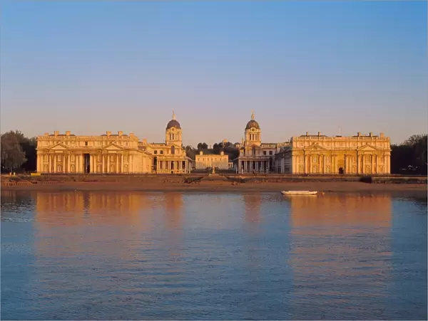 Royal Naval College on the River Thames, Greenwich, London, England, UK