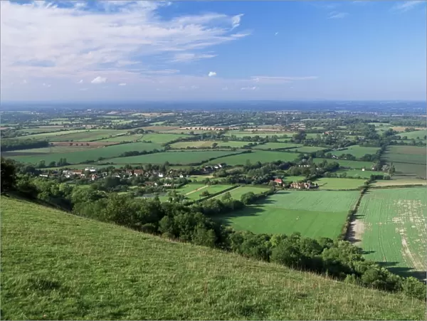 View from Devils Dyke, West Sussex, England, United Kingdom, Europe