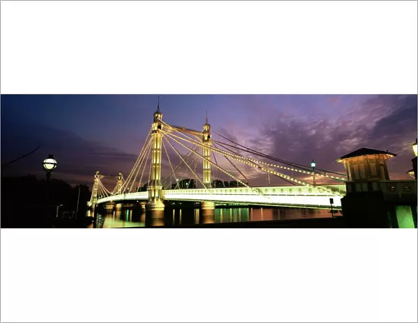 Albert Bridge, London, England, United Kingdom, Europe