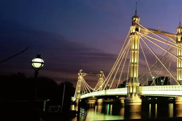 Albert Bridge, London, England, United Kingdom, Europe
