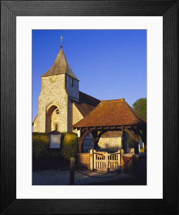 Framed Print : Parish Church of St Nicholas, Itchenor, West Sussex, England, UK Framed Print : Parish Church of St Nicholas, Itchenor, West Sussex, England, UK