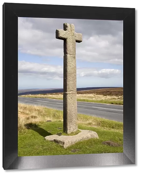 Young Ralph Cross near Rosedale Head, a medieval marker stone above Esk Dale
