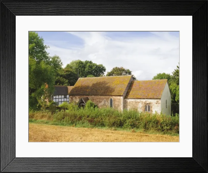 Framed Print : Sapey Old Church, St. Bartholomews dating from the 11th century, Lower Sapey Framed Print : Sapey Old Church, St. Bartholomews dating from the 11th century, Lower Sapey