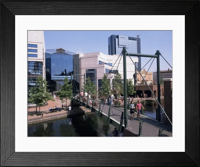 Framed Print : Symphony Hall, the Union Canal, Birmingham, West Midlands, England, United Kingdom Framed Print : Symphony Hall, the Union Canal, Birmingham, West Midlands, England, United Kingdom