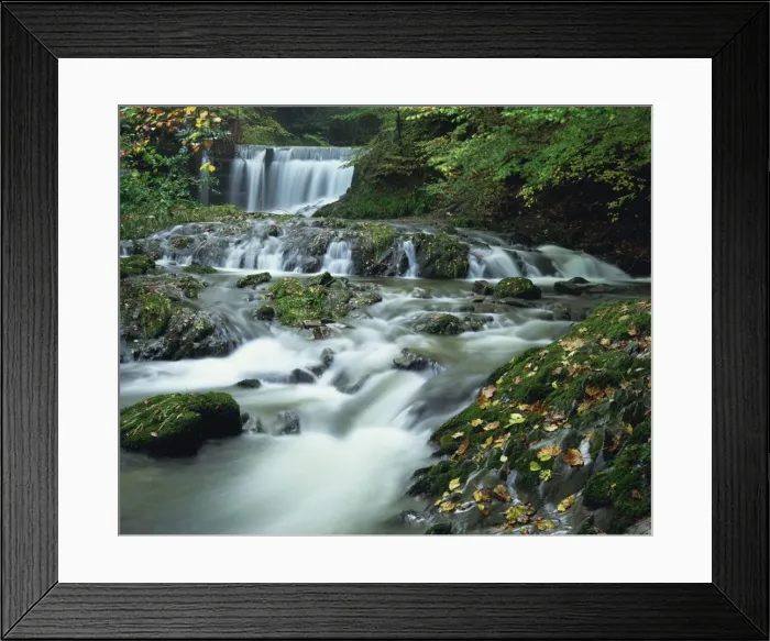 Framed Print : Stock Ghyll Beck, water in river tumbles over rocks, at Ambleside in the Lake District Framed Print : Stock Ghyll Beck, water in river tumbles over rocks, at Ambleside in the Lake District