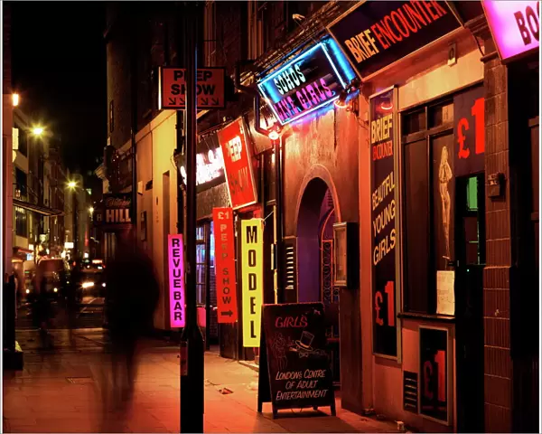 Sex shops, Soho, London, England, United Kingdom, Europe