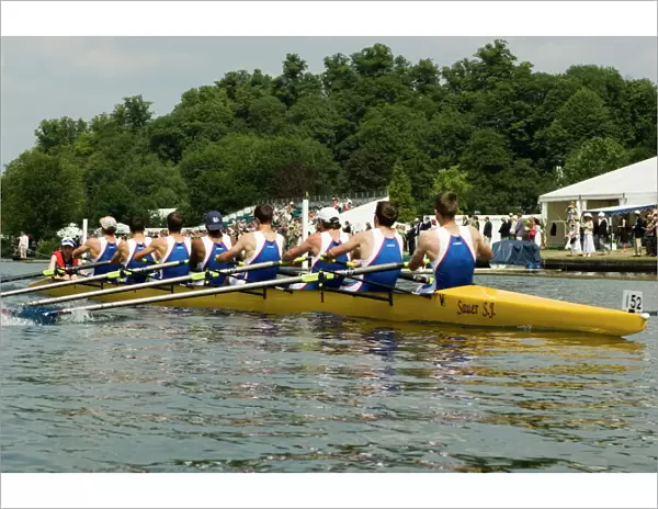 Rowing at the Henley Royal Regatta, Henley on Thames, England, United Kingdom, Europe