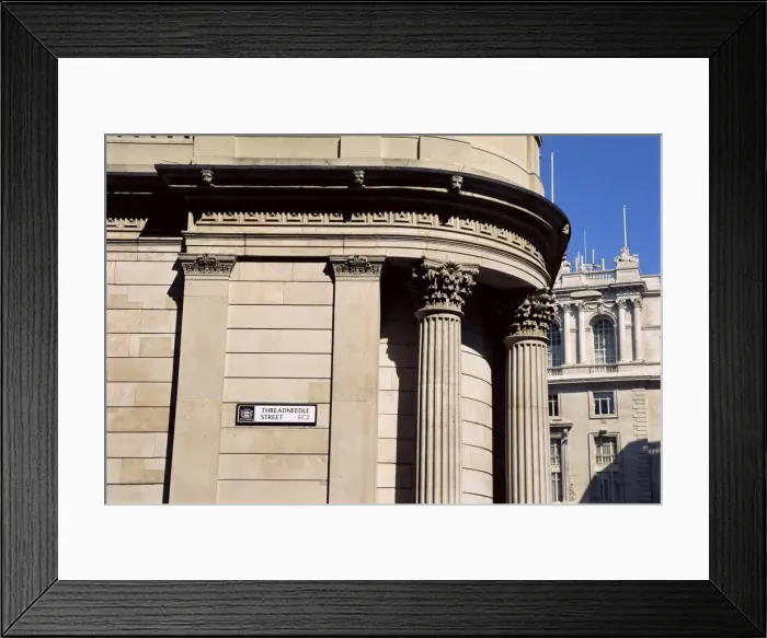 Framed Print : Threadneedle Street, City of London, London, England, United Kingdom, Europe Framed Print : Threadneedle Street, City of London, London, England, United Kingdom, Europe