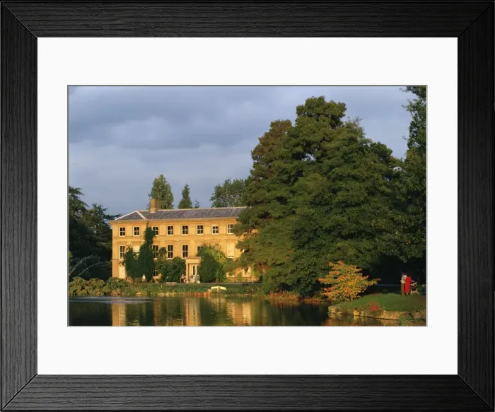 Framed Print : The Pond, Kew Gardens, London, England, United Kingdom, Europe