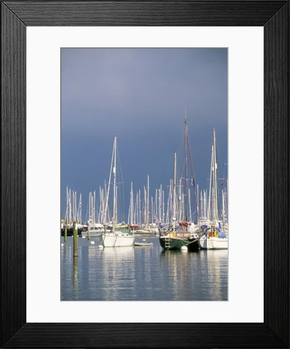 Framed Print : Boats at Town Quay, Lymington, Hampshire, England, United Kingdom, Europe Framed Print : Boats at Town Quay, Lymington, Hampshire, England, United Kingdom, Europe