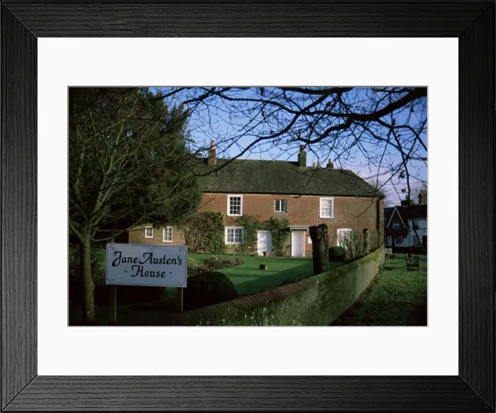 Framed Print : Jane Austens house, Chawton, Hampshire, England, United Kingdom, Europe