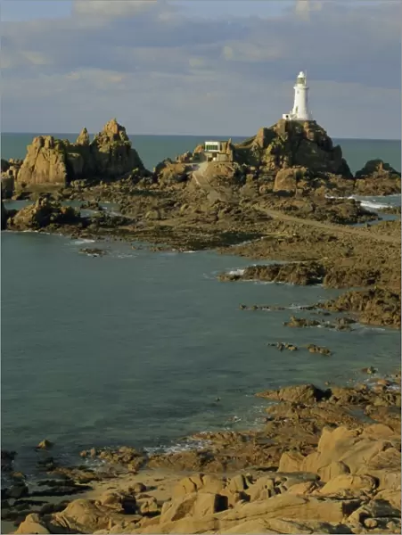 Corbieres Lighthouse, Jersey, Channel Islands, UK, Europe