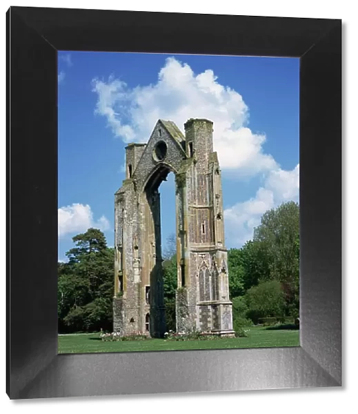 Abbey ruins, Little Walsingham, Norfolk, England, United Kingdom, Europe