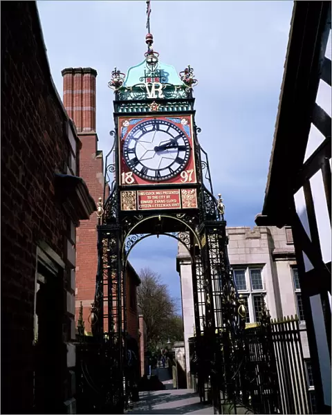 Eastgate clock, Chester, Cheshire, England, United Kingdom, Europe