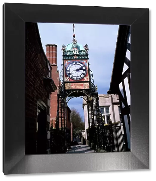 Eastgate clock, Chester, Cheshire, England, United Kingdom, Europe
