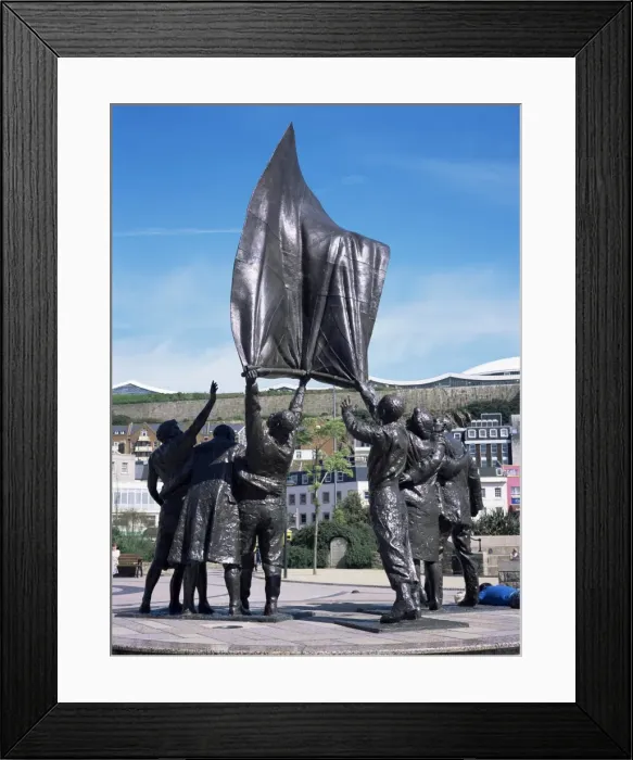 Framed Print : Liberation statue, St. Helier, Jersey, Channel Islands, United Kingdom, Europe Framed Print : Liberation statue, St. Helier, Jersey, Channel Islands, United Kingdom, Europe