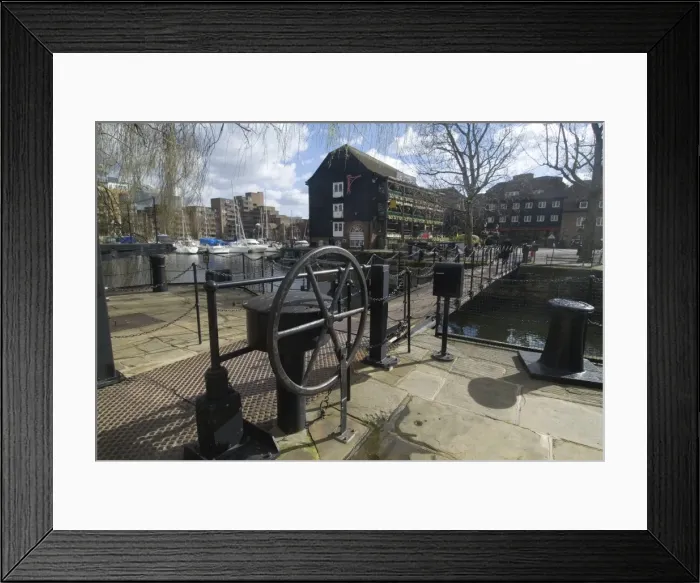 Framed Print : St. Katherines Dock, by the Thames, London E1, England, United Kingdom, Europe Framed Print : St. Katherines Dock, by the Thames, London E1, England, United Kingdom, Europe