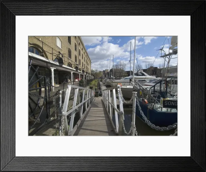 Framed Print : St. Katherines Dock, by the Thames, London E1, England, United Kingdom, Europe Framed Print : St. Katherines Dock, by the Thames, London E1, England, United Kingdom, Europe