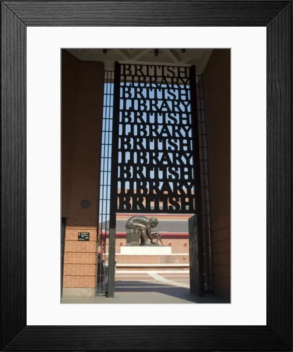 Framed Print : Entranceway the British Library, London, England, United Kingdom, Europe Framed Print : Entranceway the British Library, London, England, United Kingdom, Europe