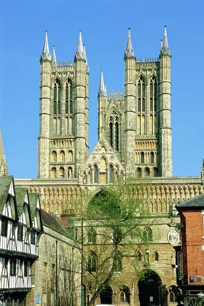 Lincoln Cathedral, Lincoln, Lincolnshire, England, UK, Europe