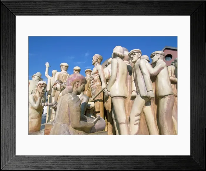 Framed Print : Forward statue, Centenary Square, Birmingham, England, United Kingdom, Europe Framed Print : Forward statue, Centenary Square, Birmingham, England, United Kingdom, Europe