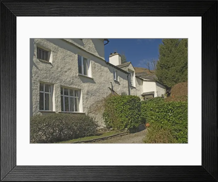 Framed Print : Rydal Mount, the home of William Wordsworth from 1830 to 1850, Rydal Village Framed Print : Rydal Mount, the home of William Wordsworth from 1830 to 1850, Rydal Village