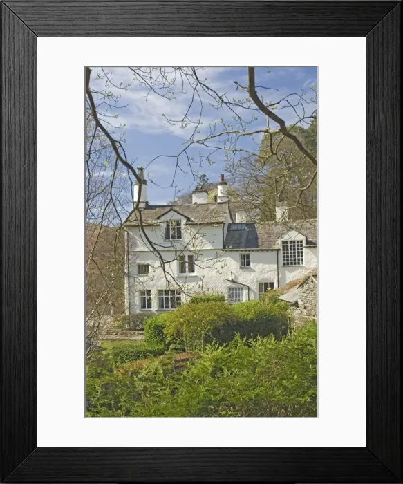Framed Print : Rydal Mount, the home of William Wordsworth from 1830 to 1850, Rydal Village Framed Print : Rydal Mount, the home of William Wordsworth from 1830 to 1850, Rydal Village