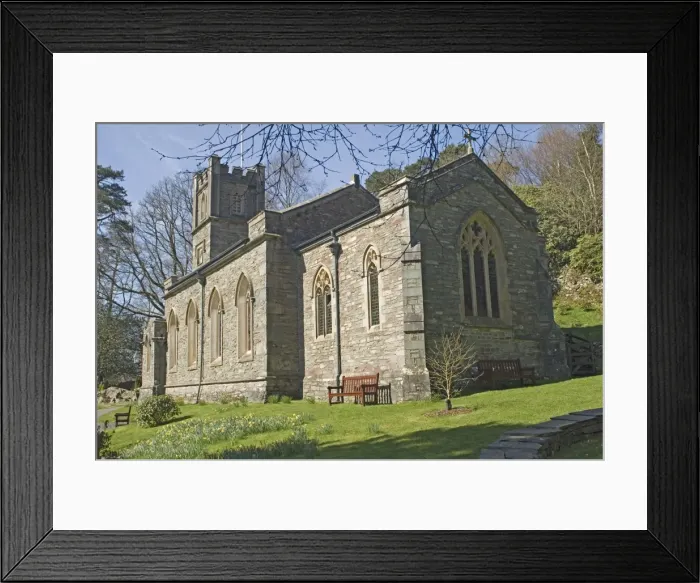 Framed Print : Rydal village church, William Wordsworth was churchwarden here whilst living at Rydal Mount Framed Print : Rydal village church, William Wordsworth was churchwarden here whilst living at Rydal Mount