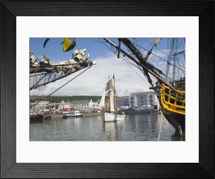 Framed Print : Tall ship activity in inner harbour, Whitehaven. Cumbria, England, United Kingdom, Europe Framed Print : Tall ship activity in inner harbour, Whitehaven. Cumbria, England, United Kingdom, Europe