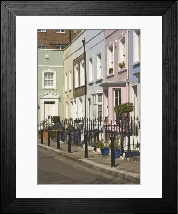 Framed Print : A street in Chelsea, London, England, United Kingdom, Europe Framed Print : A street in Chelsea, London, England, United Kingdom, Europe