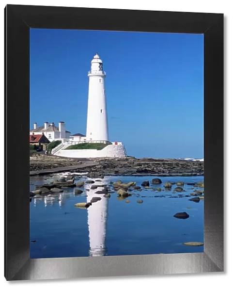 Lighthouse, St. Marys Island, Whitley Bay, Tyne and Wear, England