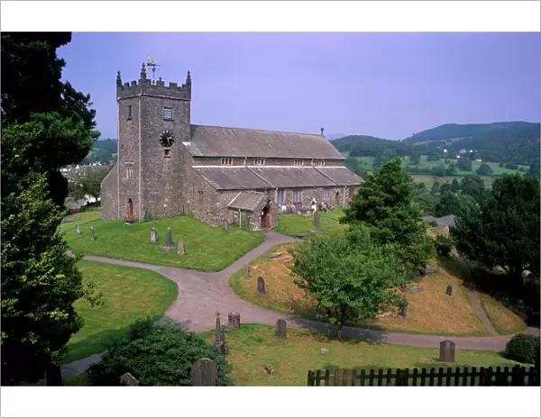 St. Michaels church, Hawkshead, Lake District National Park, Cumbria