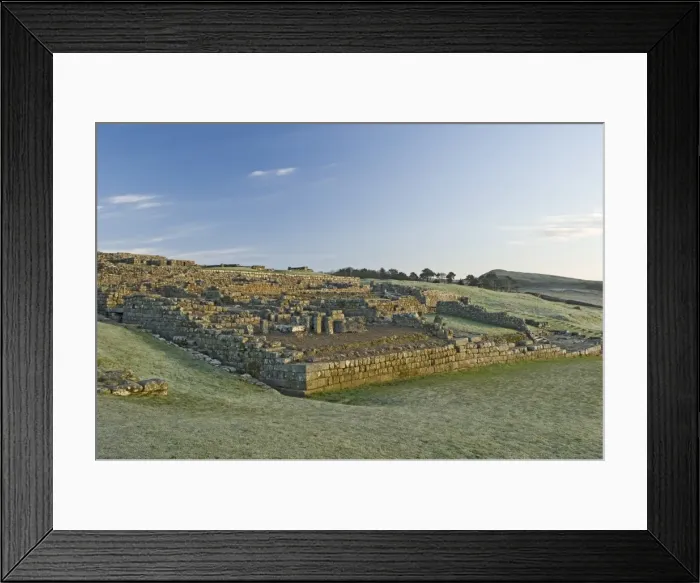 Framed Print : Part of Housesteads Roman Fort looking east, Hadrians Wall, UNESCO World Heritage Site Framed Print : Part of Housesteads Roman Fort looking east, Hadrians Wall, UNESCO World Heritage Site