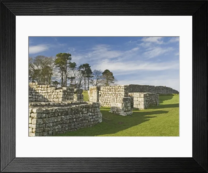 Framed Print : West gate of Housesteads Roman Fort, Hadrians Wall, UNESCO World Heritage Site Framed Print : West gate of Housesteads Roman Fort, Hadrians Wall, UNESCO World Heritage Site