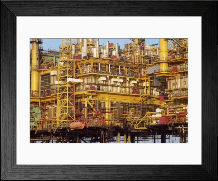 Framed Print : Central processing platform, Morecambe Bay Gas Field, Lancashire, England Framed Print : Central processing platform, Morecambe Bay Gas Field, Lancashire, England