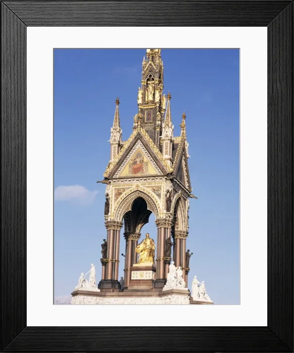 Framed Print : Albert Memorial, after renovation, Kensington Gardens, London, England Framed Print : Albert Memorial, after renovation, Kensington Gardens, London, England