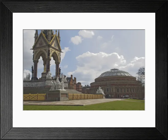 Framed Print : Albert Memorial and the Royal Albert Hall, Kensington, London, England Framed Print : Albert Memorial and the Royal Albert Hall, Kensington, London, England