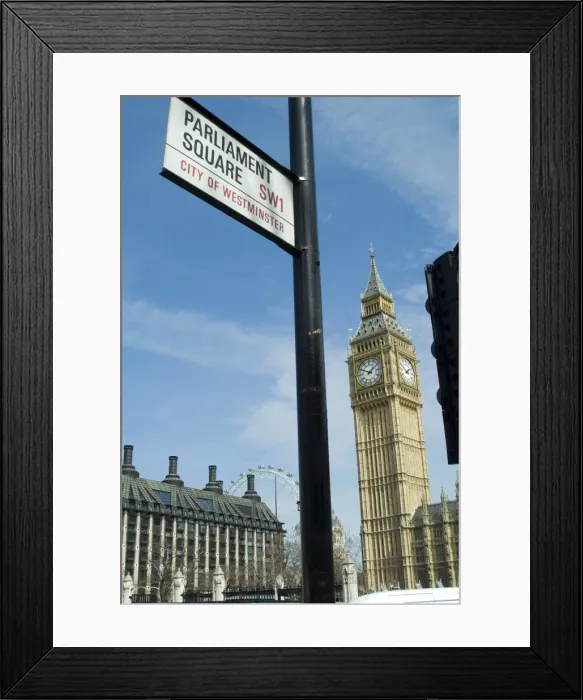 Framed Print : View of Big Ben, Parliament Square, London, England, United Kingdom, Europe Framed Print : View of Big Ben, Parliament Square, London, England, United Kingdom, Europe