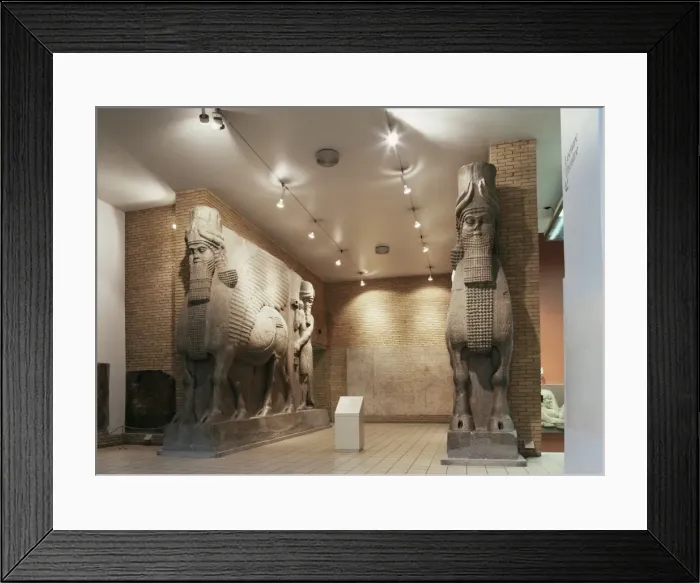 Framed Print : Assyrian winged bulls from Khorsabad, British Museum, London, England, United Kingdom Framed Print : Assyrian winged bulls from Khorsabad, British Museum, London, England, United Kingdom