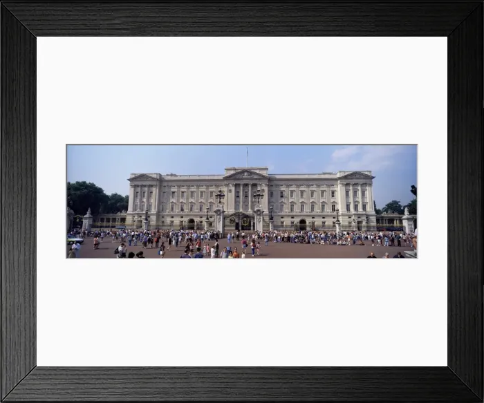 Framed Print : Panoramic view of Buckingham Palace, London, England, United Kingdom, Europe