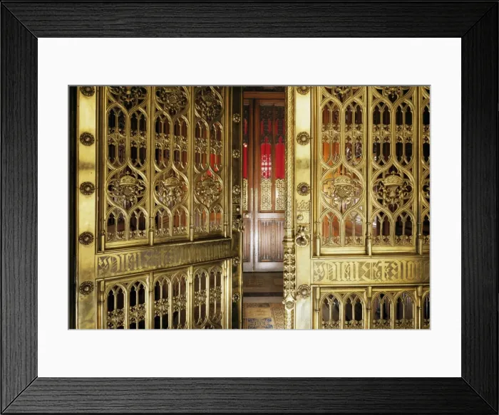 Framed Print : Peers lobby, House of Lords, Houses of Parliament, Westminster, London Framed Print : Peers lobby, House of Lords, Houses of Parliament, Westminster, London